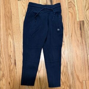 GAP Navy Blue Kids Jogger Sweatpants with Zipper Pockets